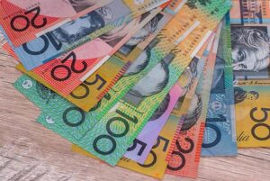 Australian bank notes on a table - cash