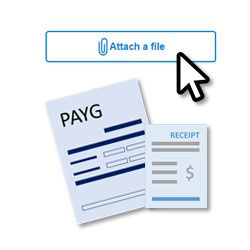 Attach documents directly into your personal online tax return