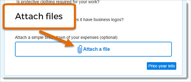 How to attach files to your online tax return