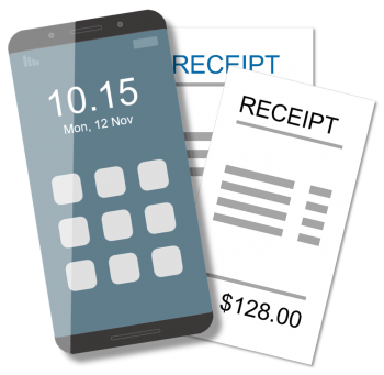 Photograph your tax receipts with the Etax app