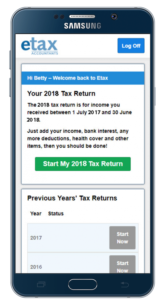 ETAX 2018 SCARICA