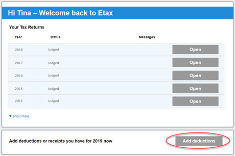 Fast track 2019 tax deductions