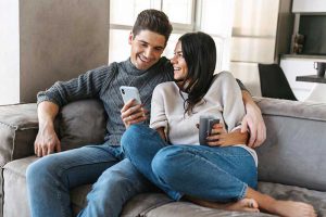 Couple finding out much their franking credits have improved their tax refund.