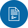 Statutory declaration form icon