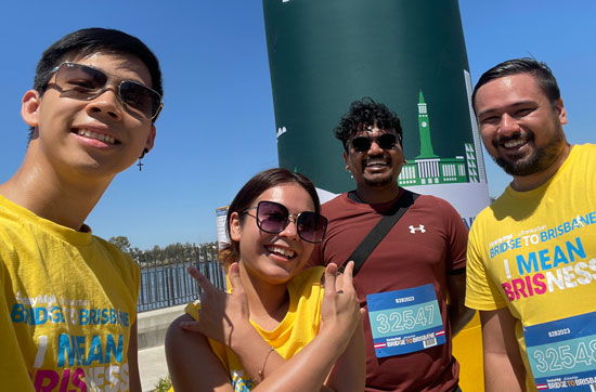 Etax staff at Bridge To Brisbane