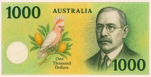 Fake $1,000 Australian dollar note. The $1000 instant tax deduction - not quite as great as it sounds