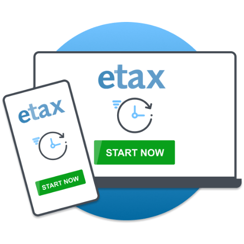 Start your Etax tax return now
