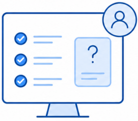 Icon - Enter your details for support